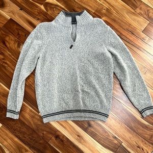 Daniele Blasi Mens Italian Wool 1/4 Zip XL